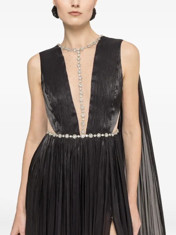 chiffon embellished maxi dress ASOS DESIGN floral embellished chiffon satin mix maxi dress in ochre