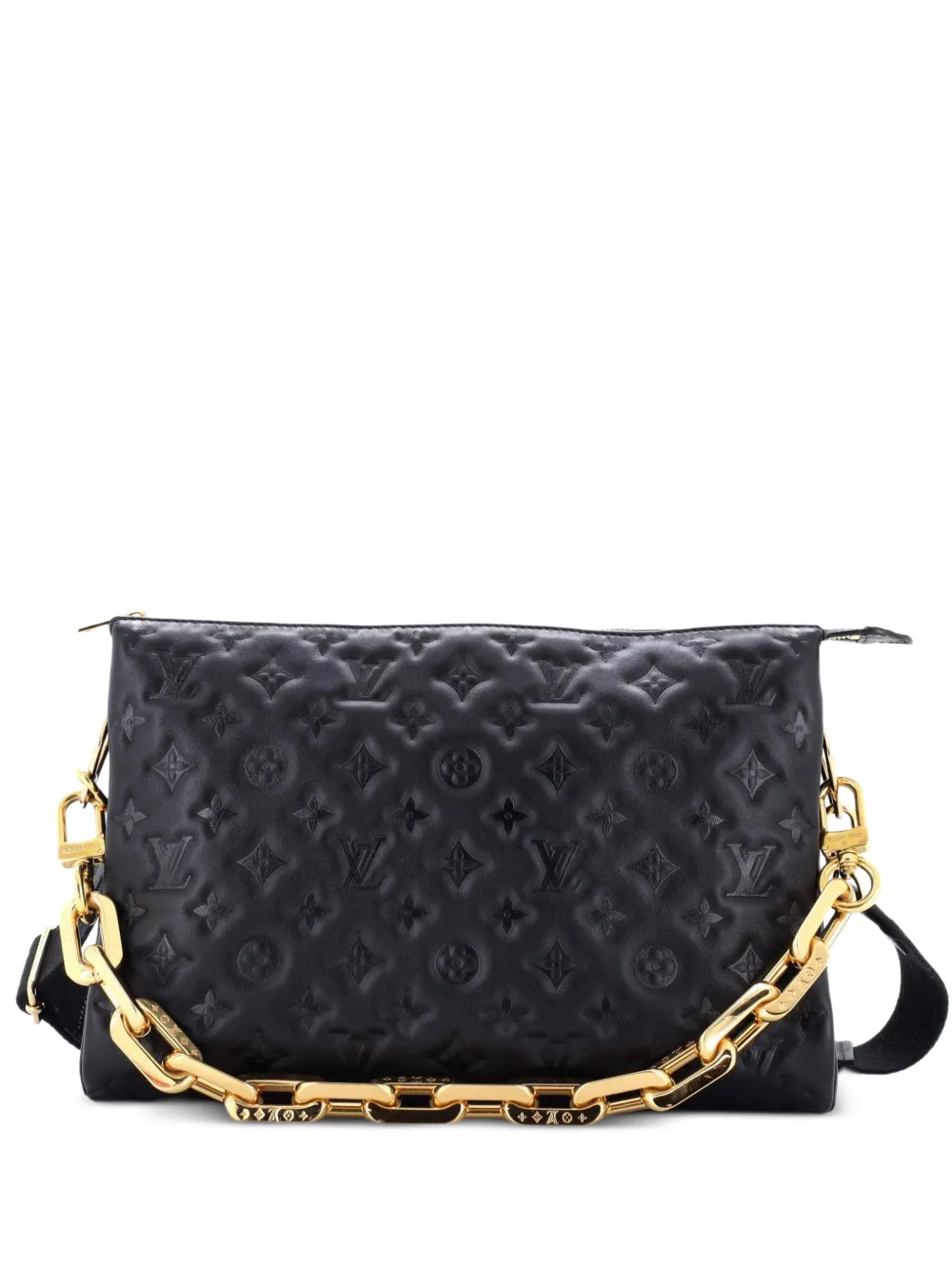 Louis Vuitton Pre-Owned Coussin Bag Monogram Embossed Lambskin MM crossbody bag - Nero