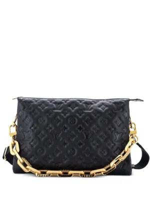 Louis Vuitton Pre-Owned クッサン モノグラム エンボス ラムスキン BB