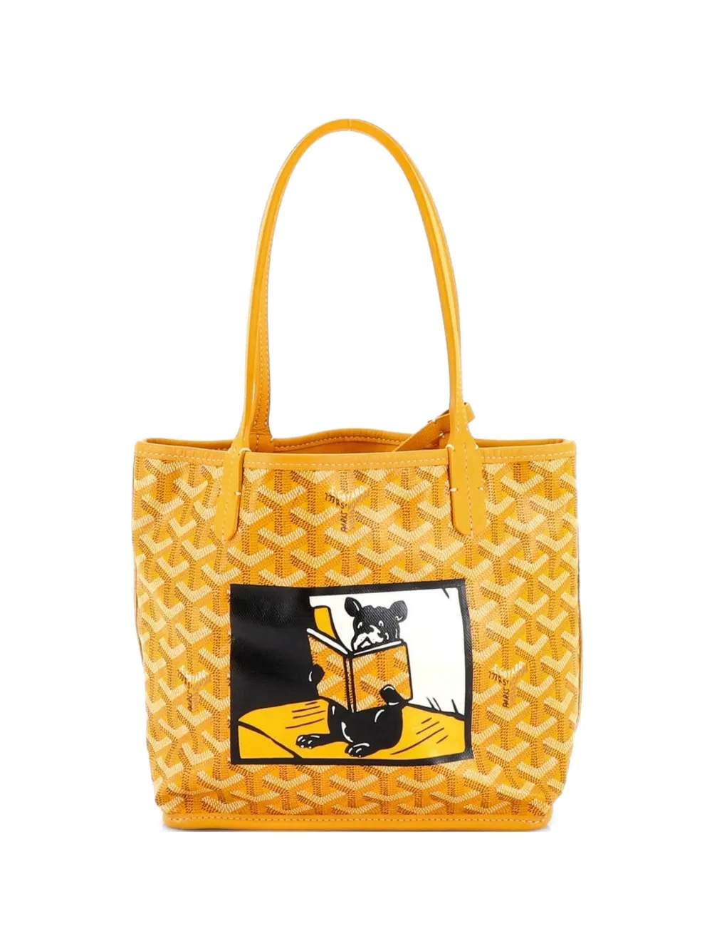 Goyard Pre-Owned Anjou Reversible Printed Coated Canvas Mini tote bag - Arancione