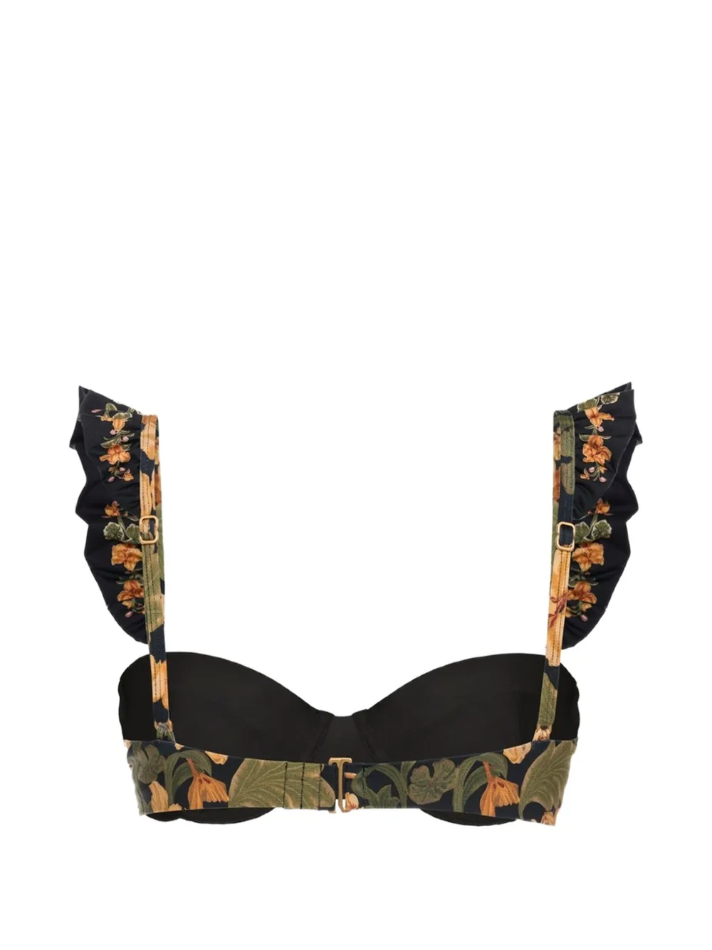 Agua By Agua Bendita Kiwi Cordillera bikinitop Zwart