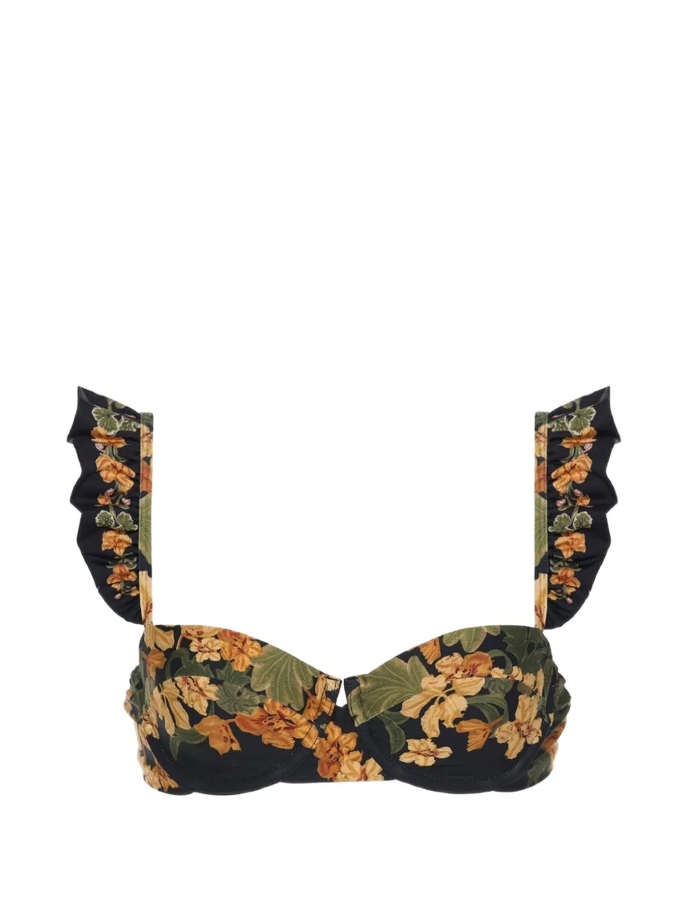 Agua By Agua Bendita Top bikini Kiwi Cordillera - Nero