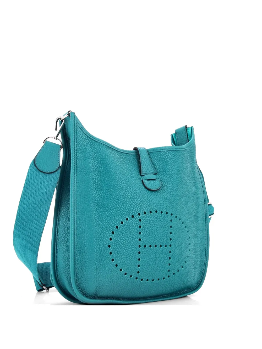 Hermès Pre-Owned Evelyne Bag Gen III Clemence PM crossbody bag - Blu