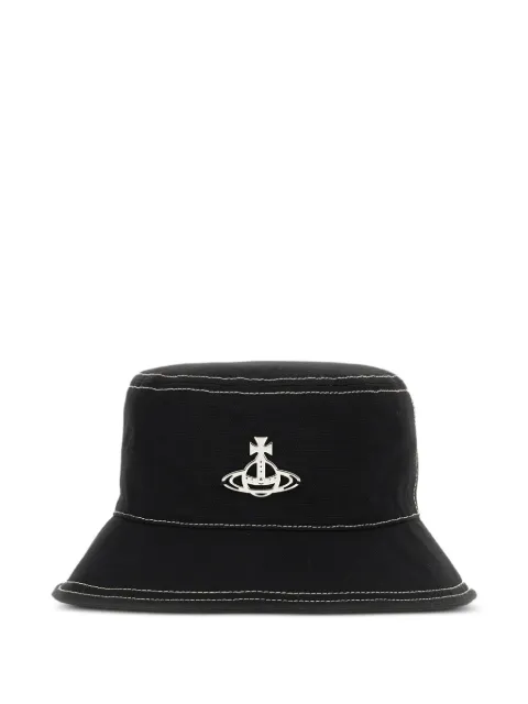 Vivienne Westwood Orb contrast-stitch bucket hat
