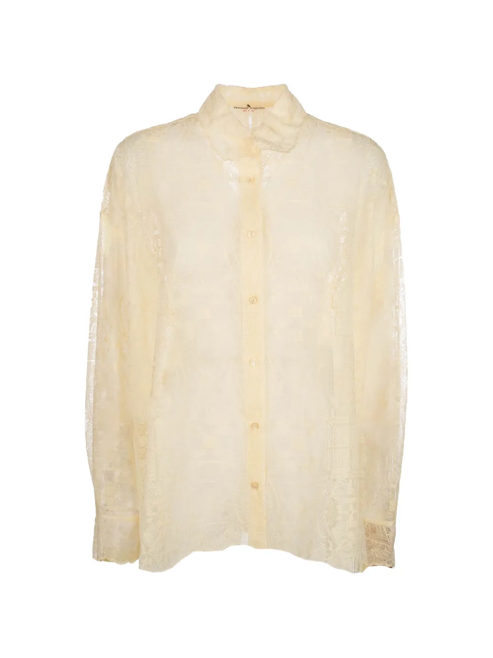Ermanno Scervino embroidered lace shirt - Toni neutri