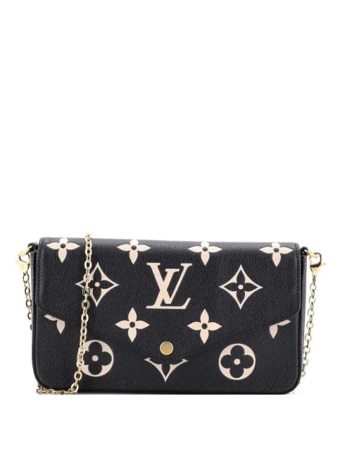 Louis Vuitton Pre-Owned Felicie Pochette Bicolor Monogram Empreinte Giant crossbody bag