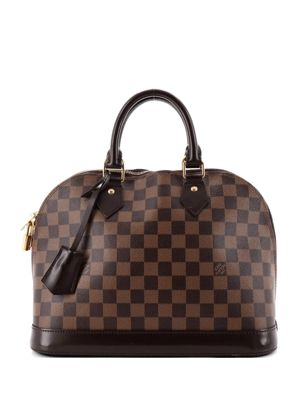 Louis Vuitton Pre-Owned PM Alma Handbag Damier Satchel-Tasche - Braun