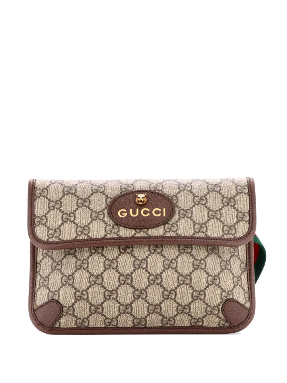 Gucci Pre-Owned Neo Vintage Flap GG Coated Canvas belt bag - Marrone