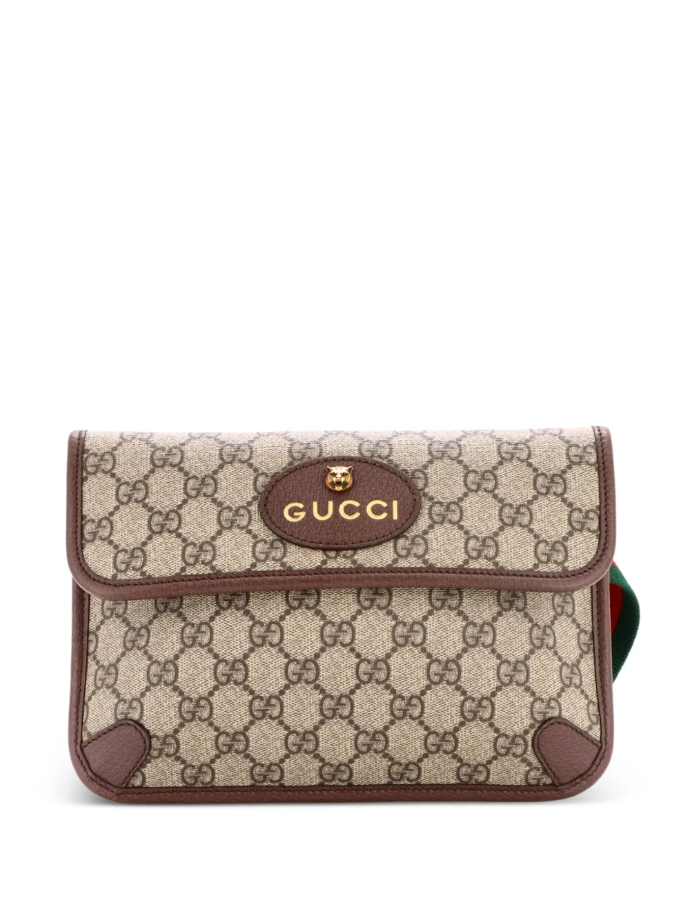 Gucci Pre-Owned Neo Vintage Flap GG Coated Canvas belt bag - Marrone