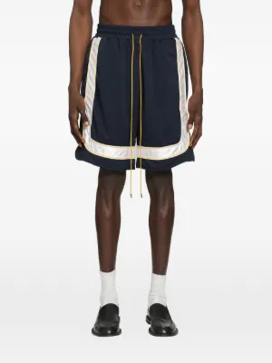 RHUDE Colourblock Track Shorts | Green | FARFETCH