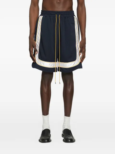 RHUDE mesh piping shorts