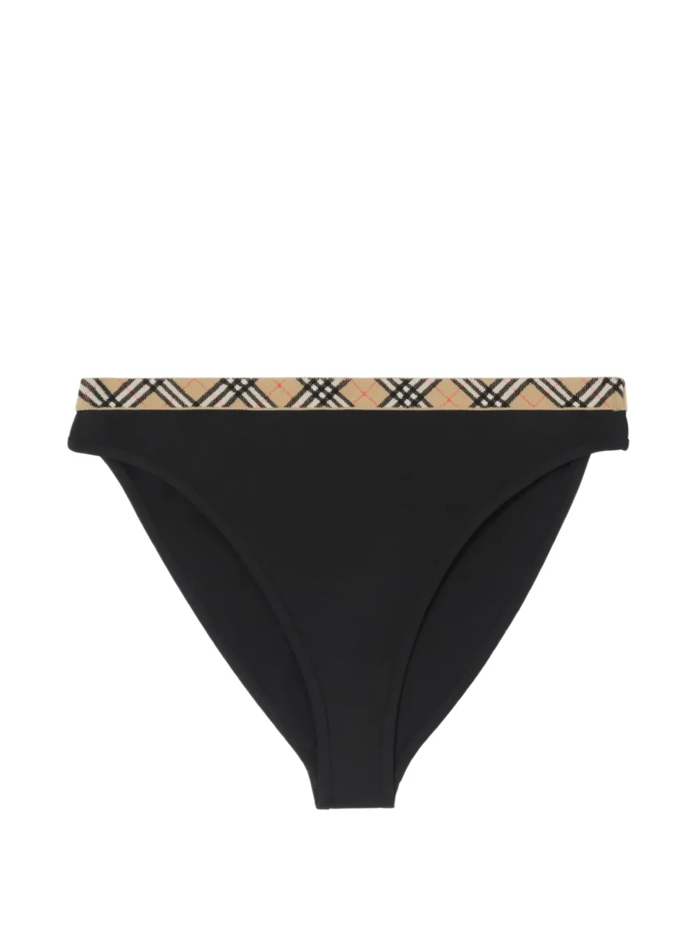 Burberry Check-trim bikini briefs - Schwarz