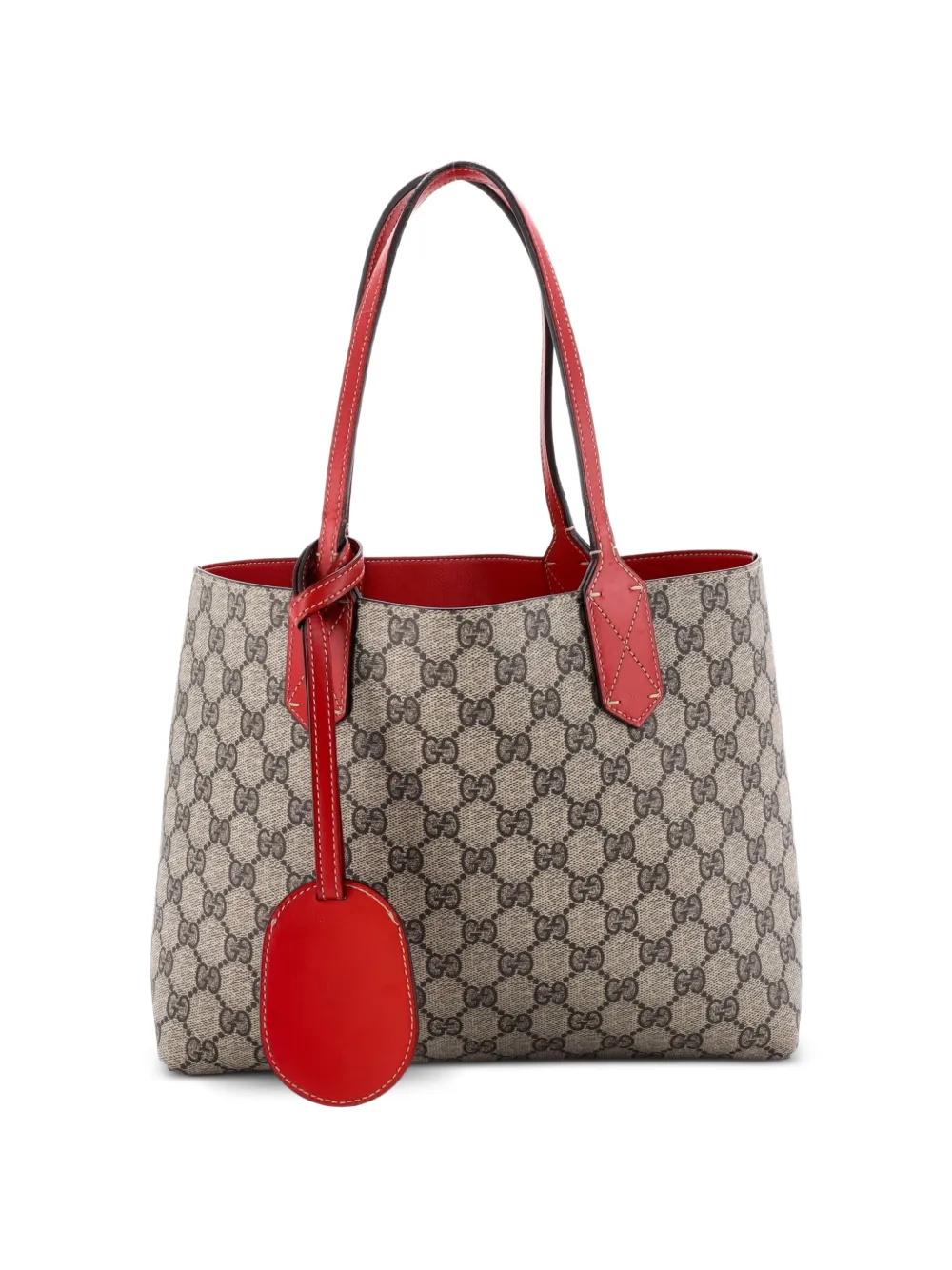 Gucci Pre-Owned Reversible GG Print Leather Small tote bag - Marrone