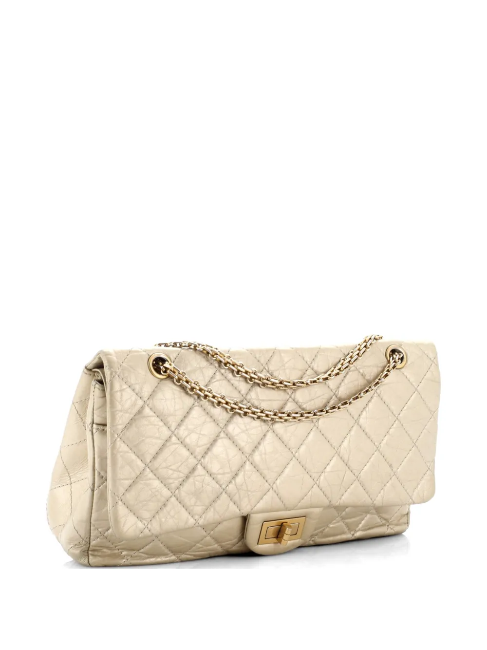 CHANEL Pre-Owned Reissue 2.55 Flap Bag Quilted Aged Calfskin 227 shoulder bag - Oro