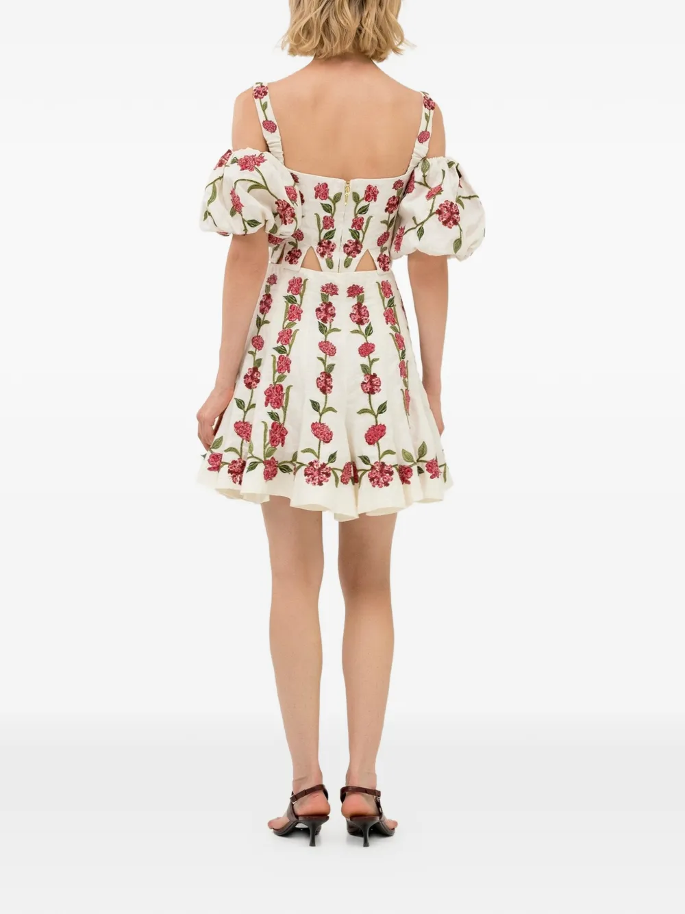 Agua By Agua Bendita Cerezo Quebrada mini-rok Wit