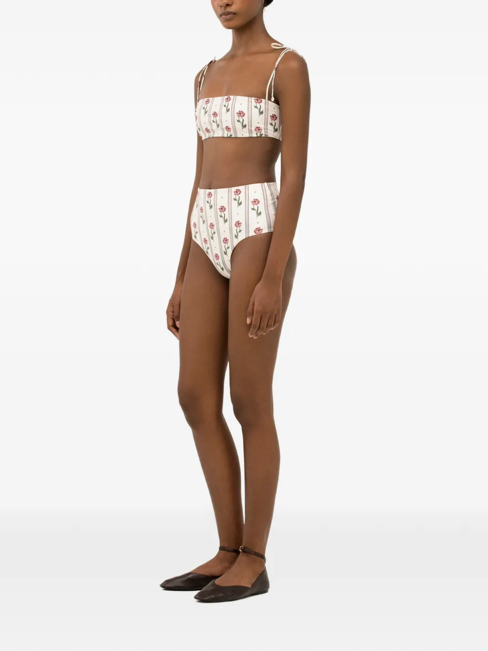 Agua By Agua Bendita Primavera Quebrada bikinitop Beige