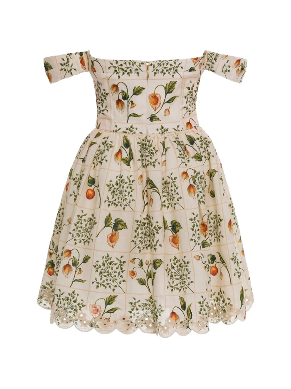 Agua by Agua Bendita Poesia Uchuva Dress in Neutrals, view 2