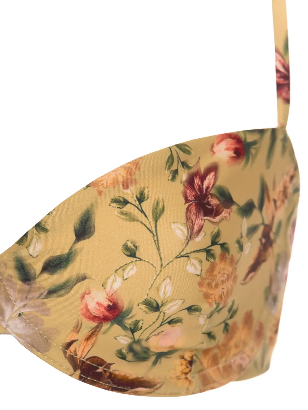 Agua By Agua Bendita Magdalena bikinitop met bloemenprint Geel