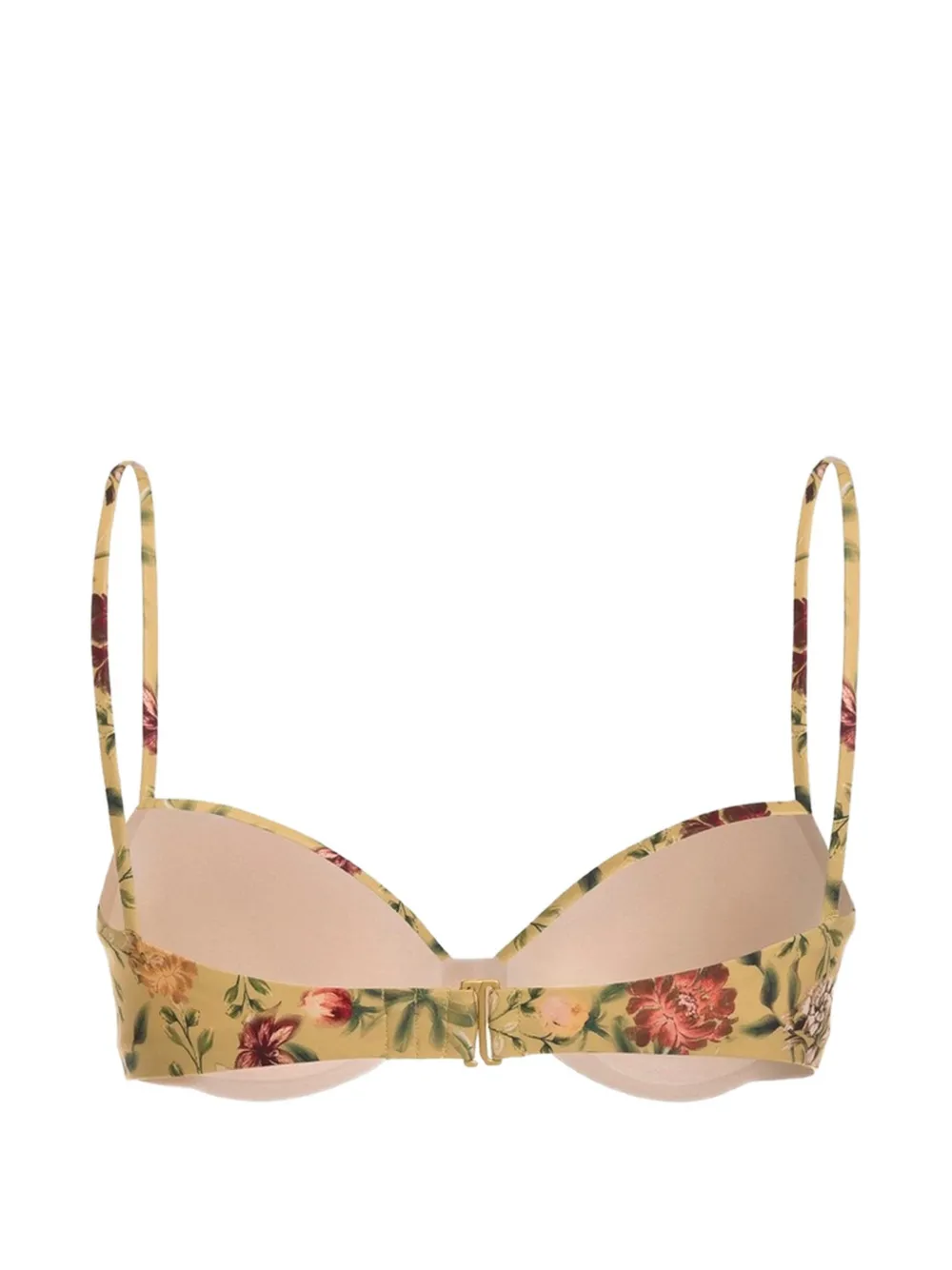 Agua By Agua Bendita Magdalena bikinitop met bloemenprint Geel