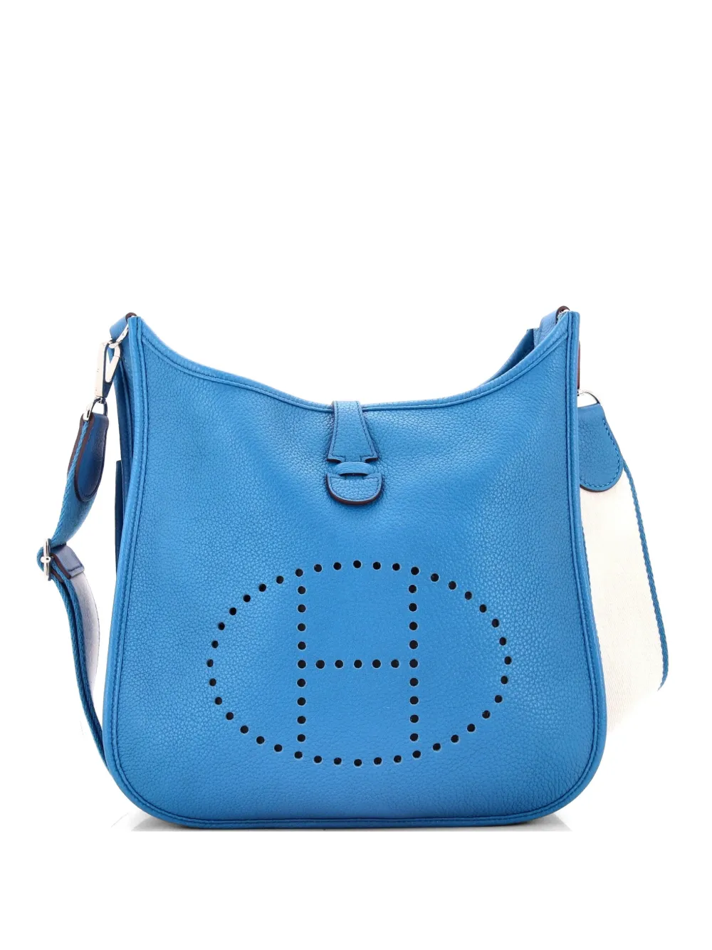 Hermès Pre-Owned Evelyne Bag Gen III Clemence PM Umhängetasche - Blau