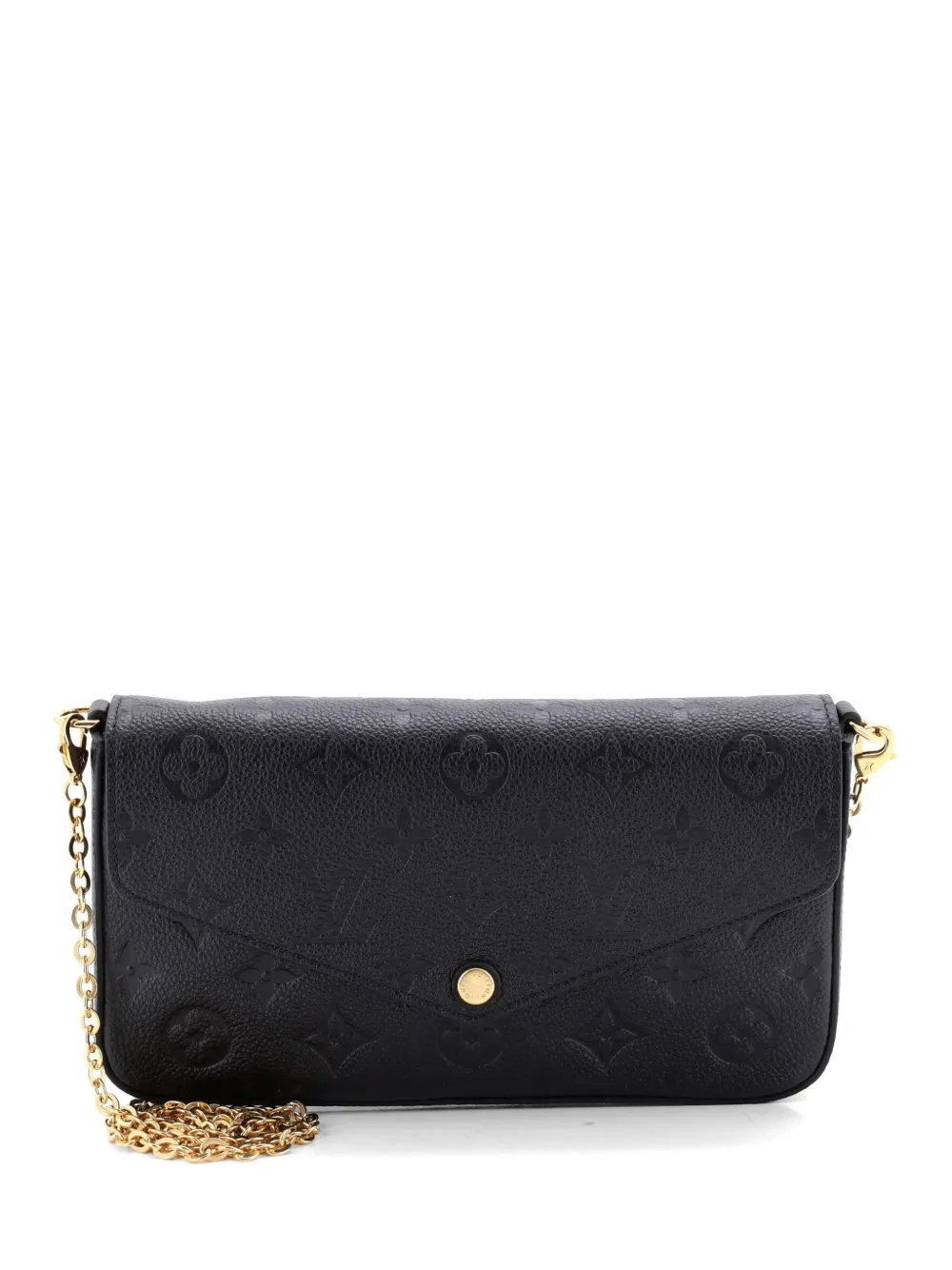 Louis Vuitton Pre-Owned Felicie Pochette Monogram Empreinte Leather crossbody bag - Nero