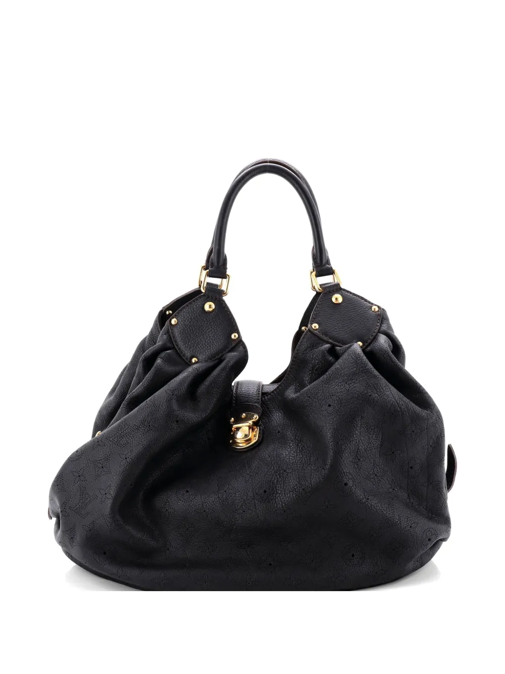 Louis Vuitton Pre-Owned XL Mahina Leather hobo bag - Nero