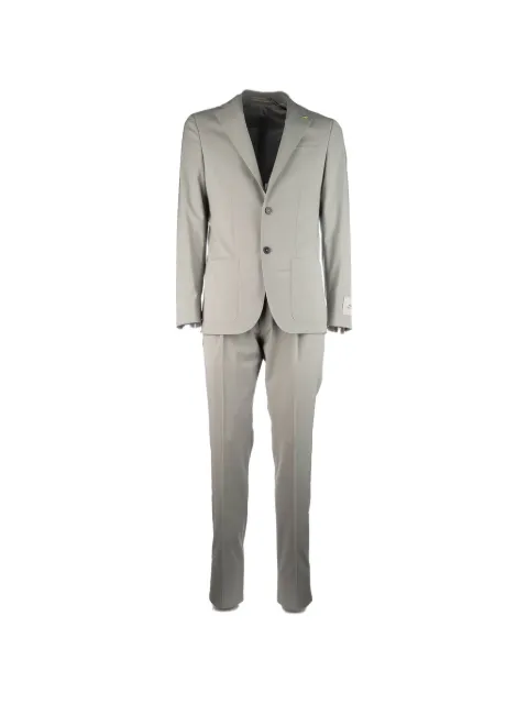 Corneliani single-breasted patch-pocket suit