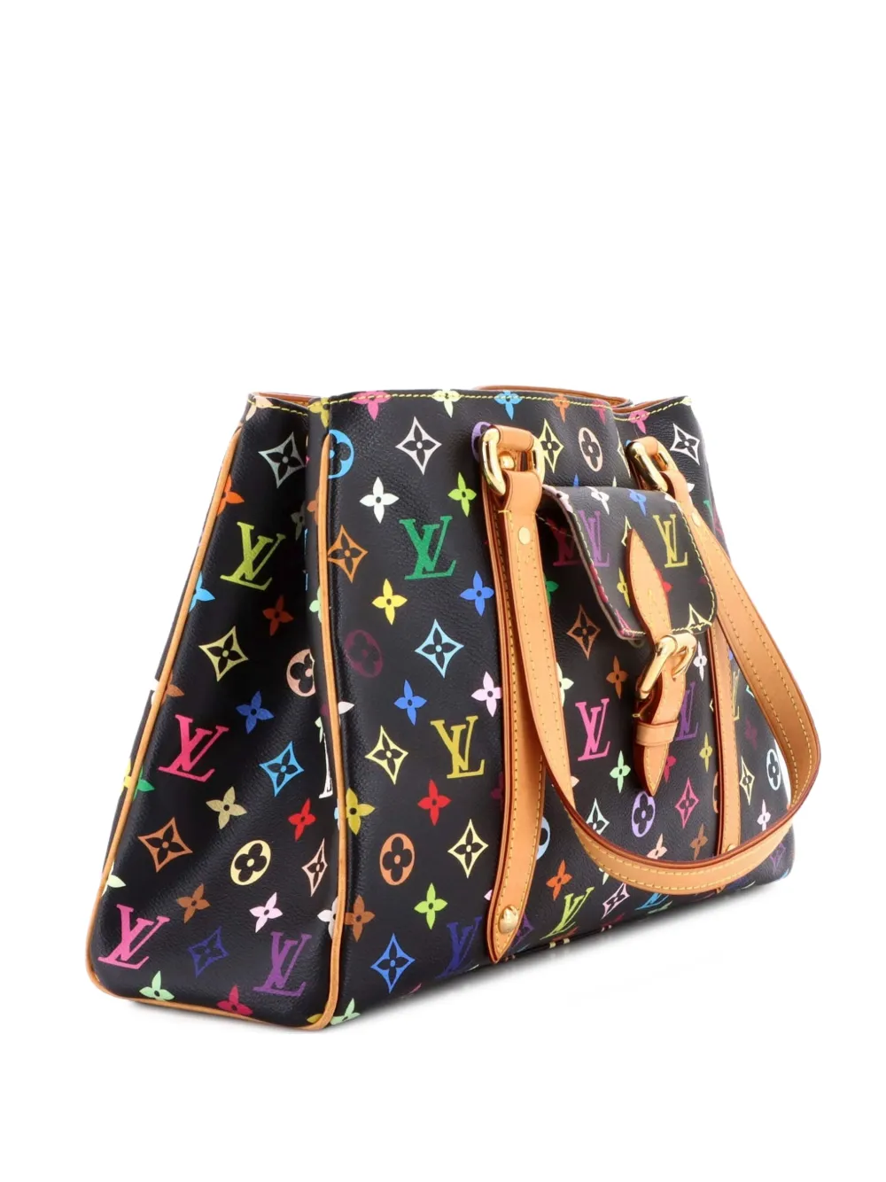 Louis Vuitton Pre-Owned Mehrfarbige Aurelia MM Tote Bag mit Monogramm - Schwarz