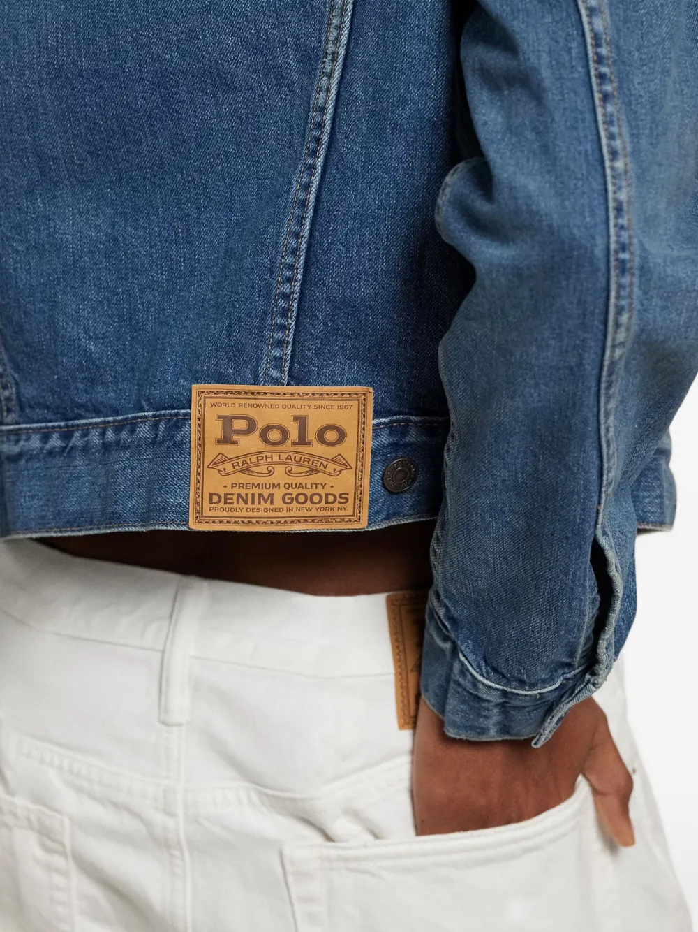 Polo Ralph Lauren Denim jack Blauw