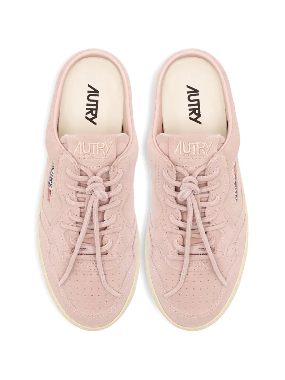 Autry Medalist Mule suède sneakers Roze