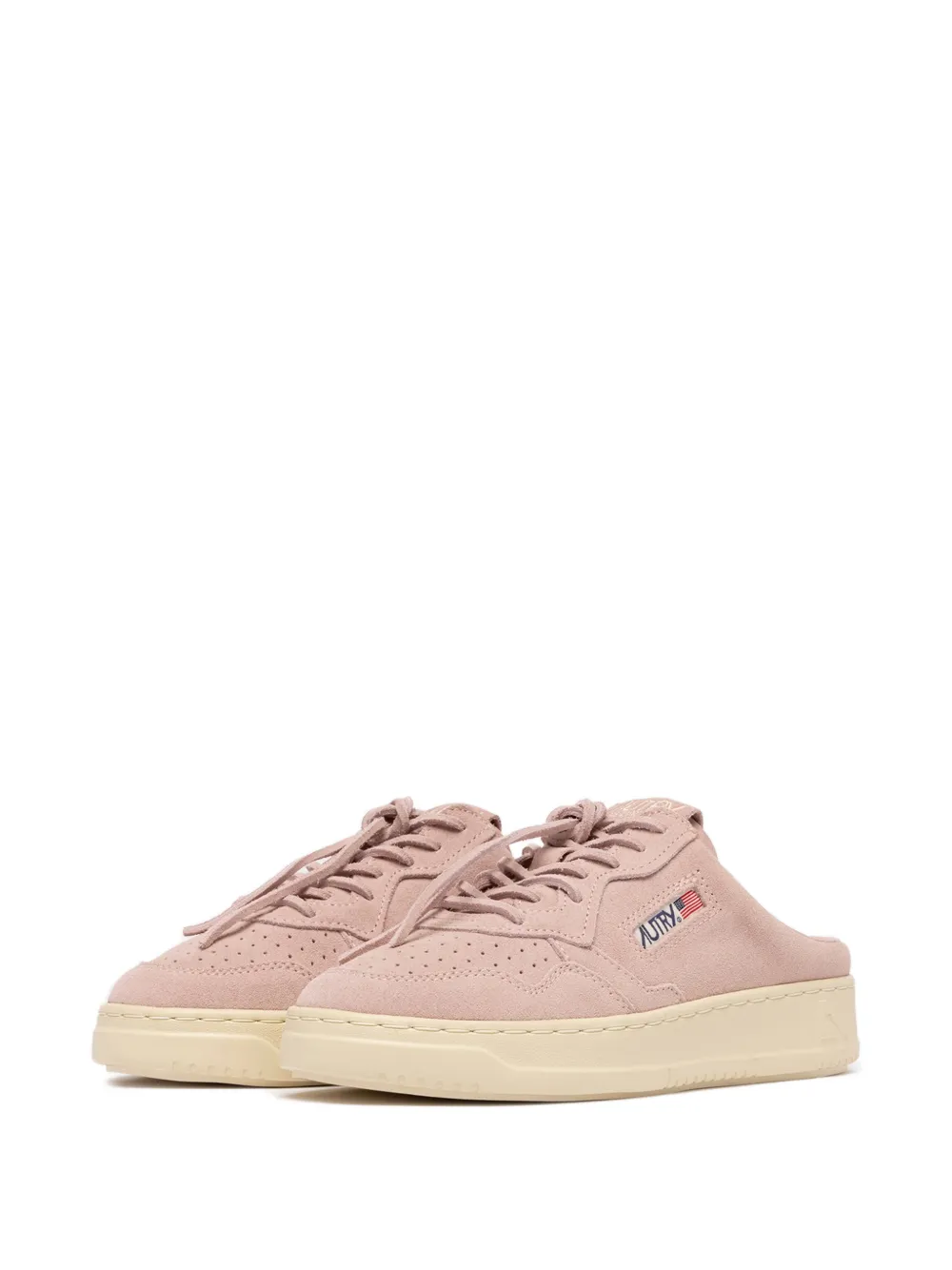 Autry Medalist Mule suède sneakers Roze