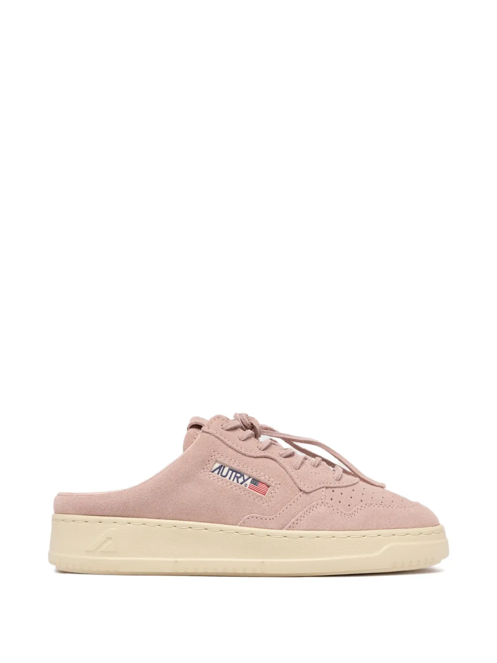 Autry Sneakers Medalist Mule in pelle scamosciata - Rosa