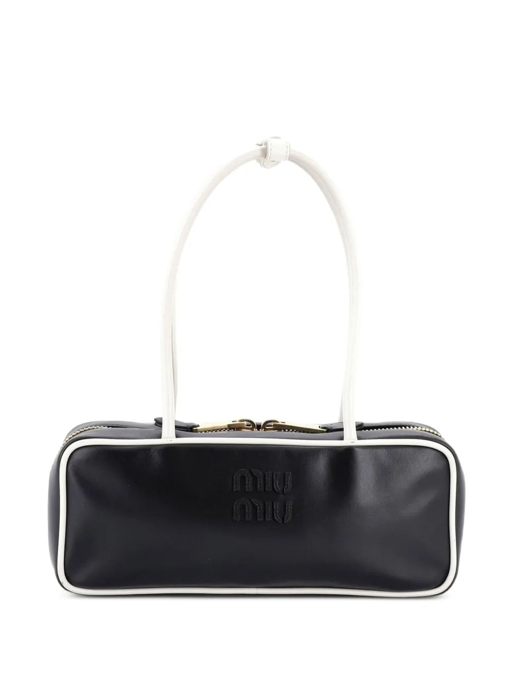 Miu Miu Pre-Owned Beau Top Handle Bag Leather Small satchel - Nero