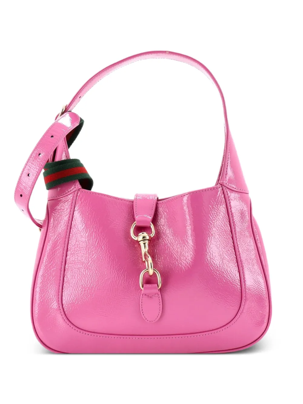 Gucci Pre-Owned Jackie 1961 Patent Small hobo bag - Rosa