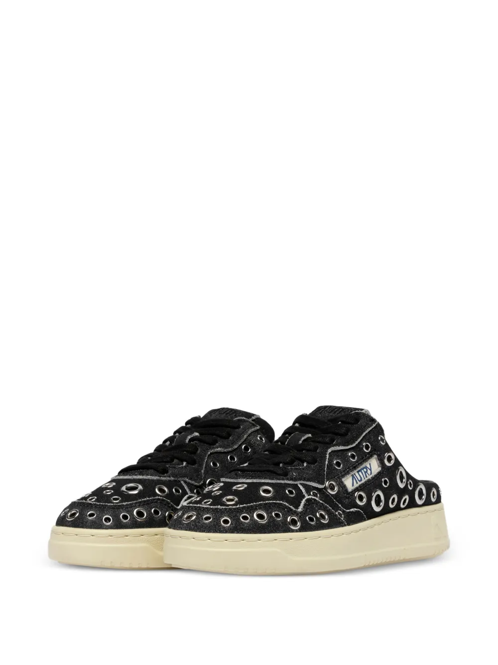 Autry Medalist Mule sneakers met ringlets Zwart