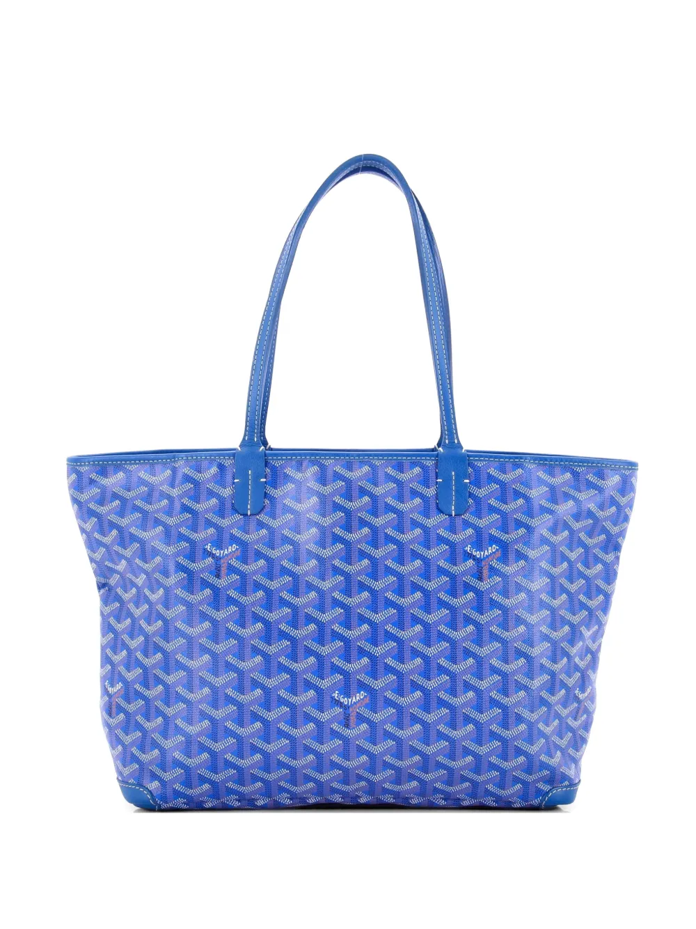 Goyard Pre-Owned Borsa tote Artois PM in tela cerata - Blu