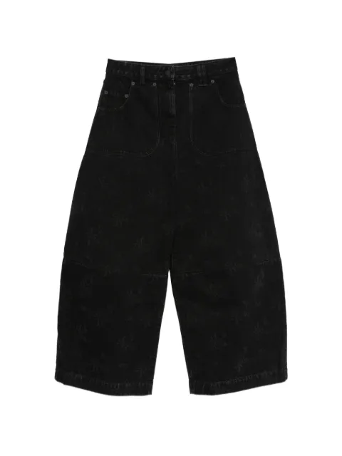 Simone Rocha logo-patch jeans