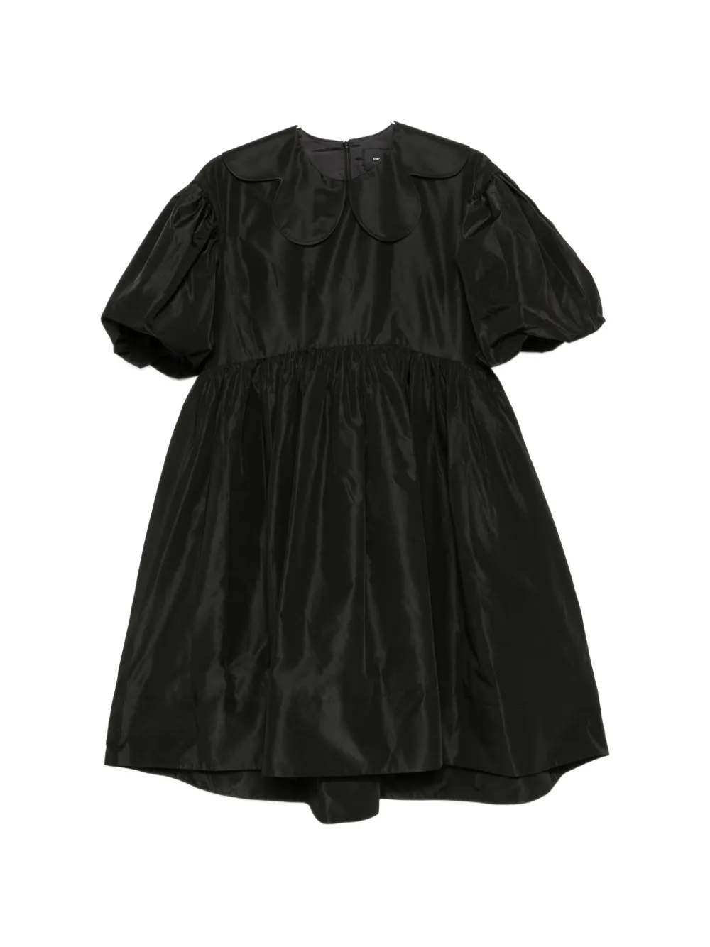Simone Rocha puff-sleeve petal-collar dress - Black