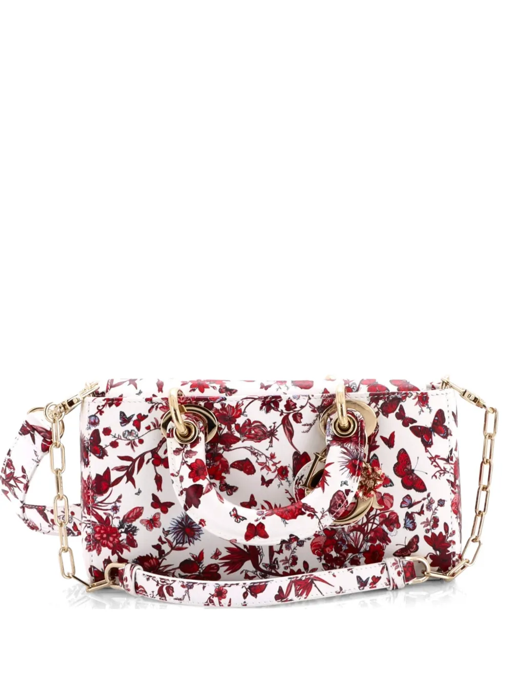 Christian Dior Pre-Owned Borsa a tracolla Lady D-Joy piccola in pelle con stampa - Multicolore