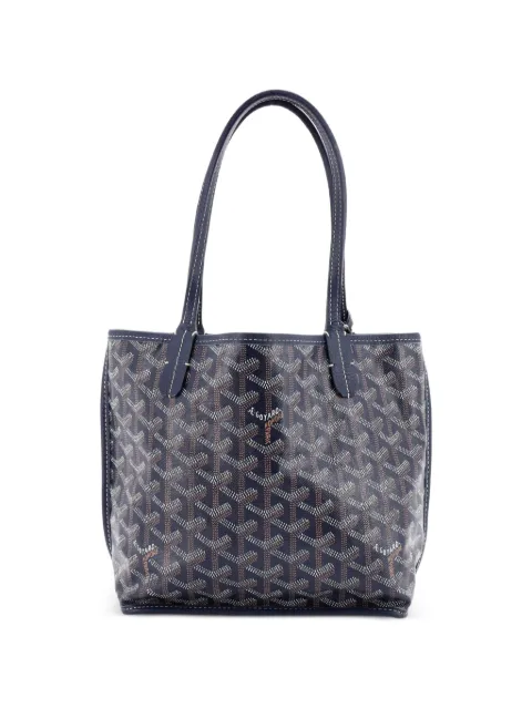 Goyard Pre-Owned Anjou Reversible Tote Coated Canvas Mini satchel