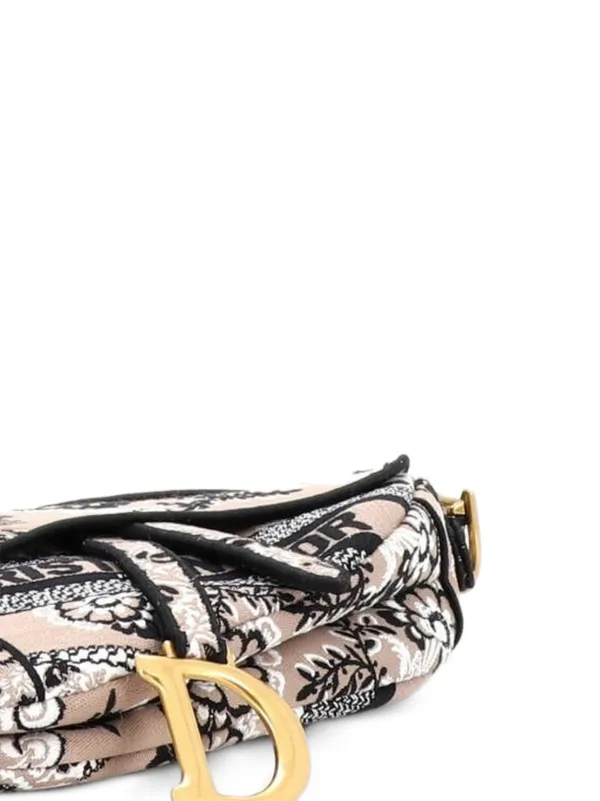 Christian Dior Pre-Owned サドル ロゴ エンブロイダリーキャンバス 