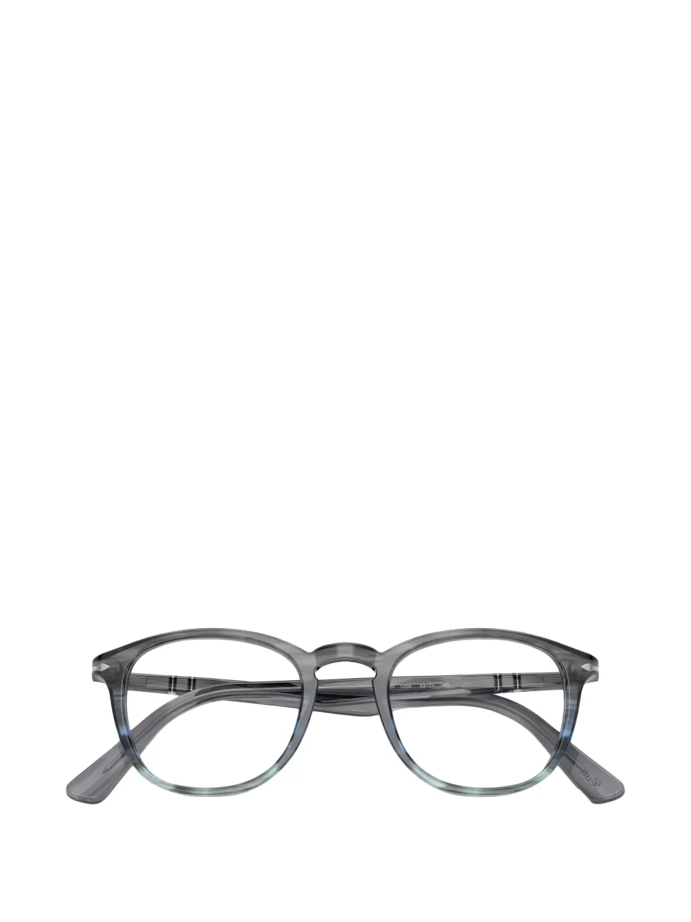 Persol Bril met rond montuur Grijs