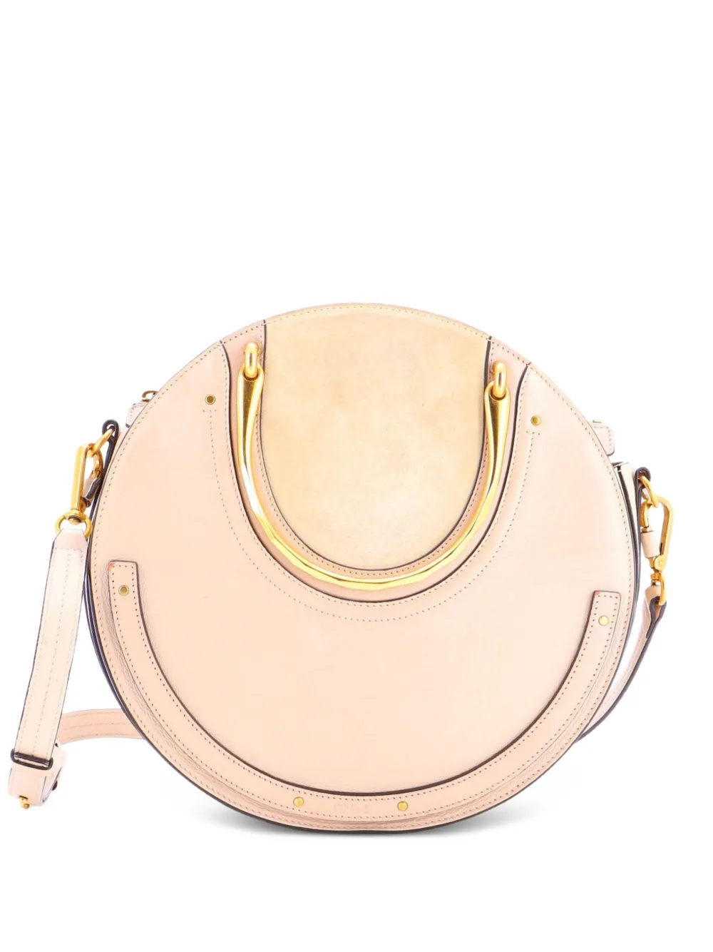 Chloé Pre-Owned Pixie Crossbody Bag Leather and Suede Medium satchel - Toni neutri