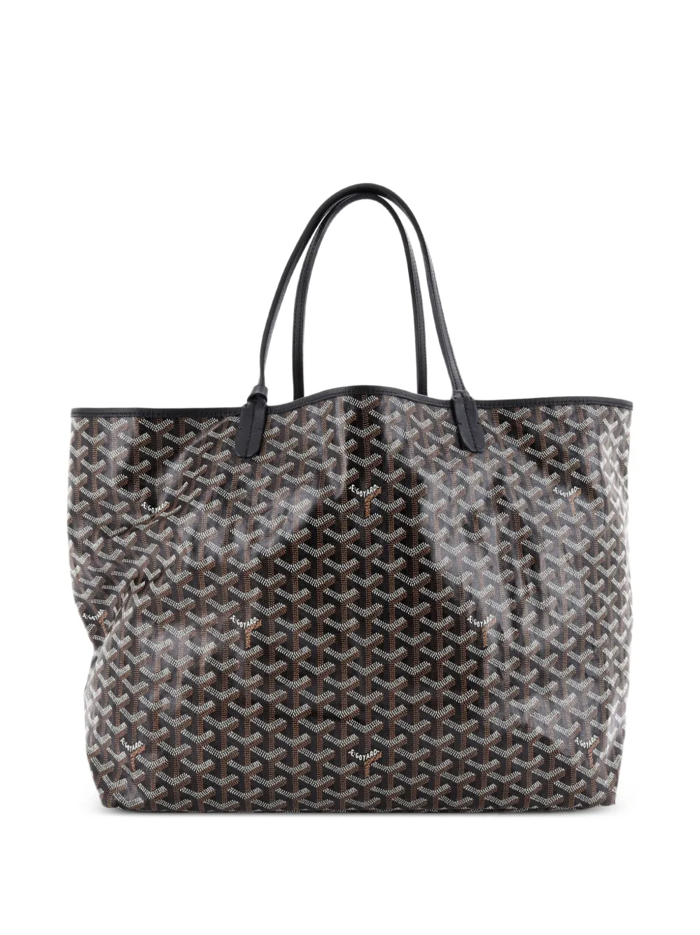 Goyard Pre-Owned Saint Louis Coated Canvas GM tote bag - Nero