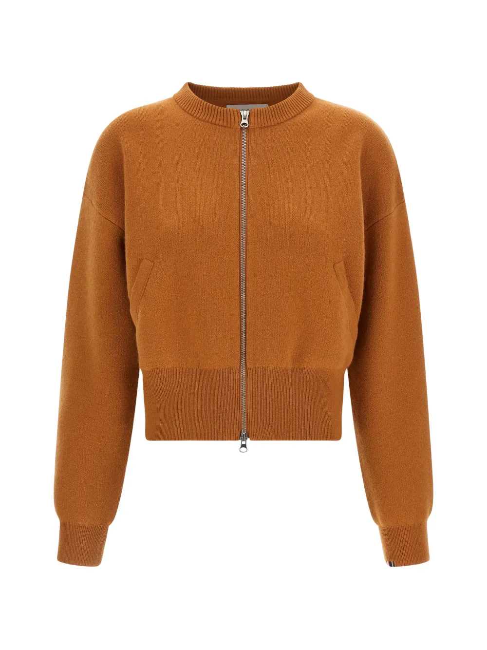 extreme cashmere N°478 Xtra Fun zip pockets cardigan - Arancione