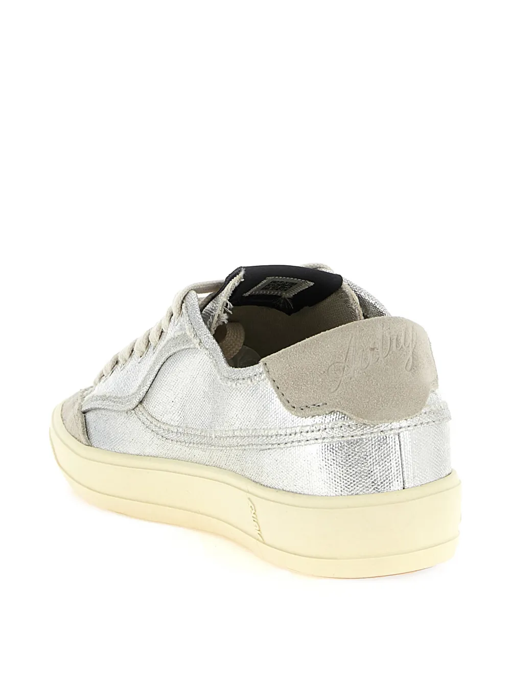 Autry Windscape metallic suede windscape sneakers Zilver