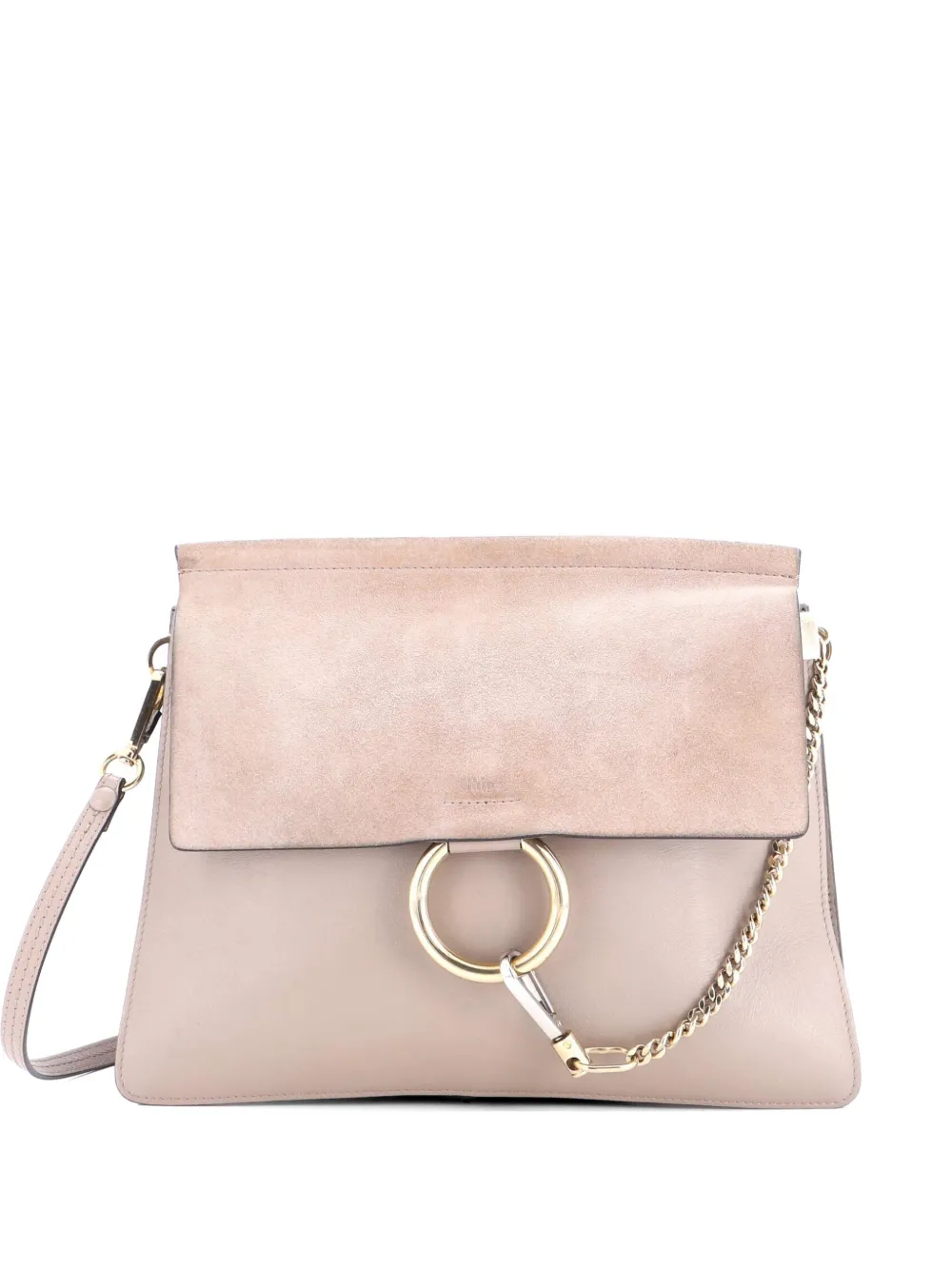 Chloé Pre-Owned Faye Leather Medium shoulder bag - Toni neutri