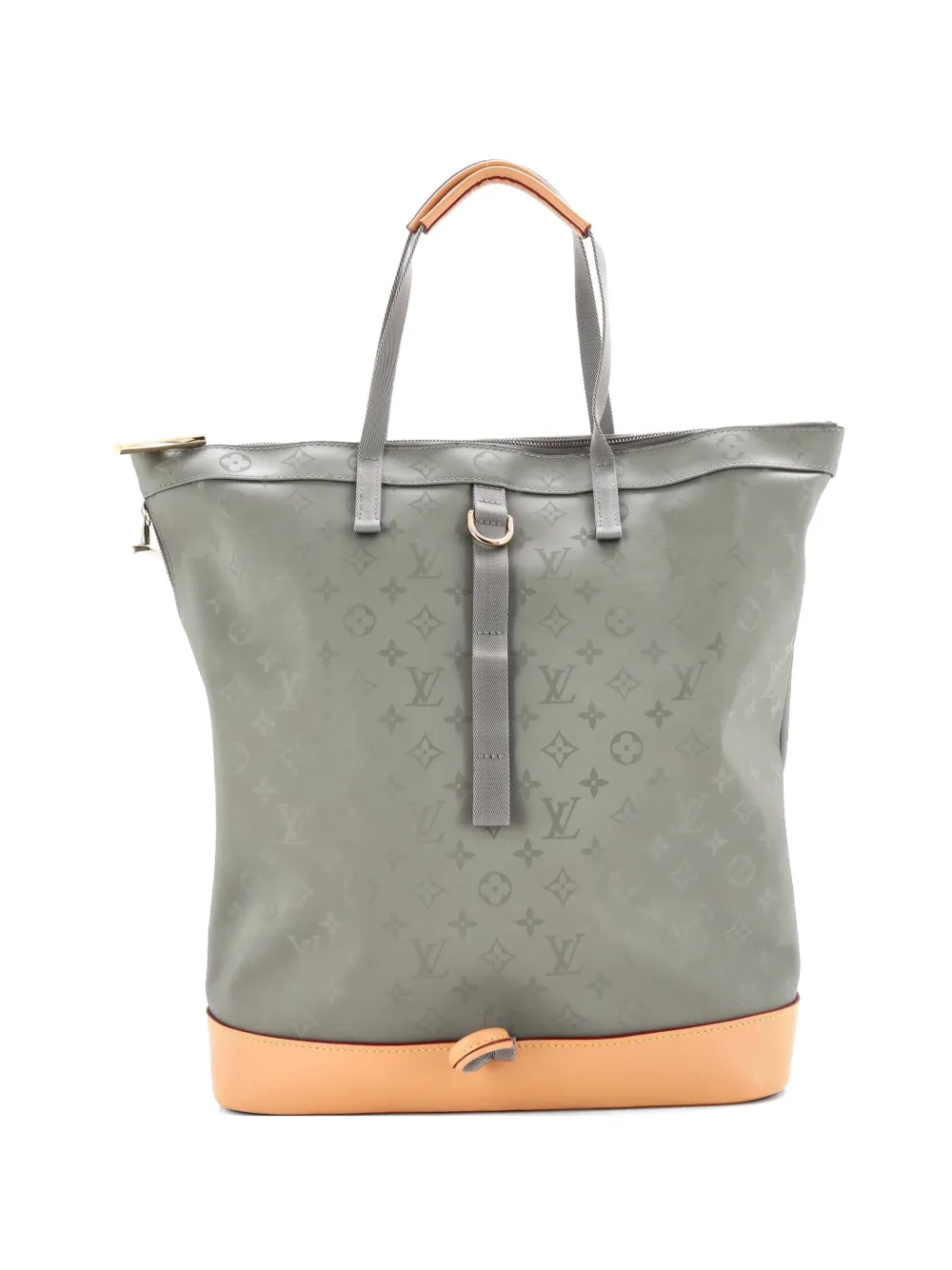 Louis Vuitton Pre-Owned Zaino Tote Limited Edition Titanium Monogram Canvas con zip - Grigio