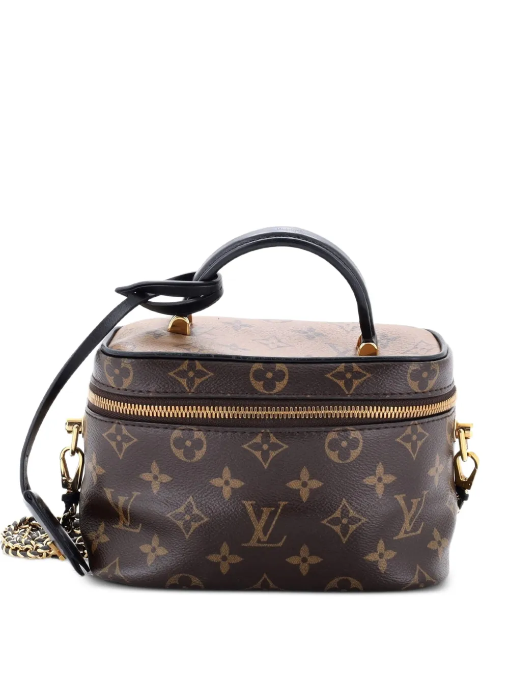 Louis Vuitton Pre-Owned Vanity Handbag Reverse Monogram Canvas PM satchel - Brown