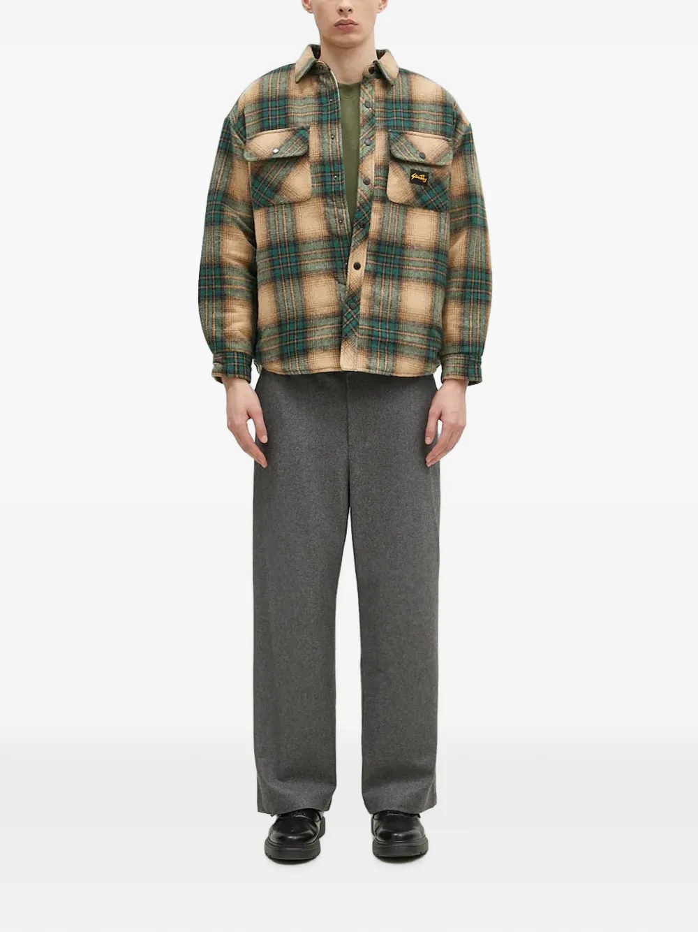 Alpha Industries T-shirt met logo Groen